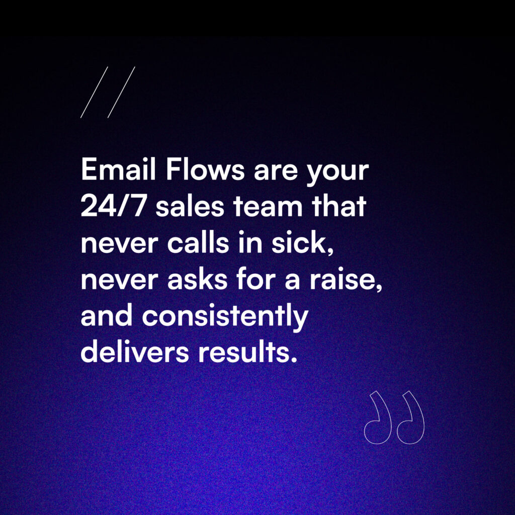 Ecommerce Email Flows - 24/7 Sales Team