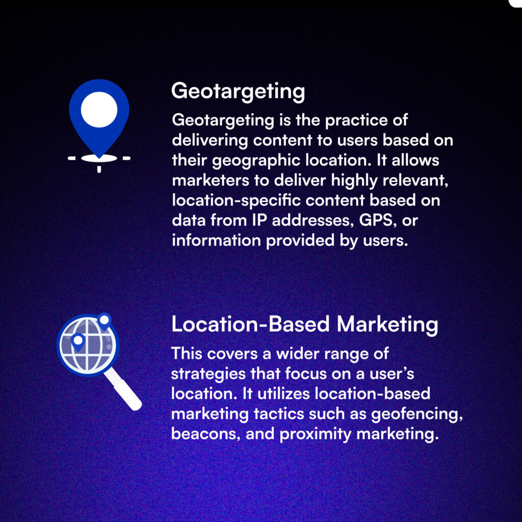 Geotargeting vs. Location-Based Marketing.