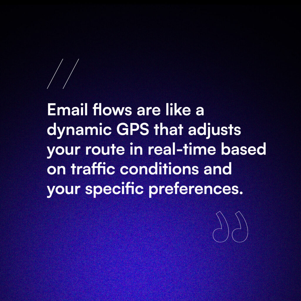 Definition of Email Flows.